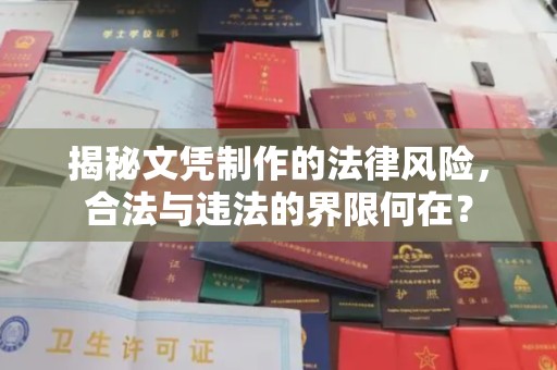 新罗揭秘文凭制作的法律风险，合法与违法的界限何在？