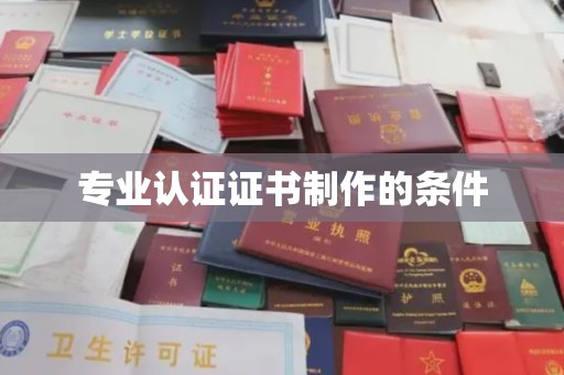 新罗专业认证证书制作的条件