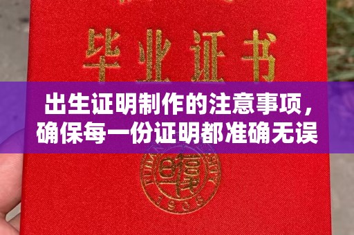 新罗出生证明制作的注意事项，确保每一份证明都准确无误