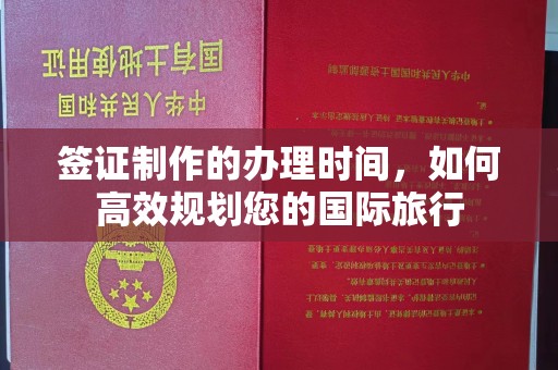 新罗签证制作的办理时间，如何高效规划您的国际旅行